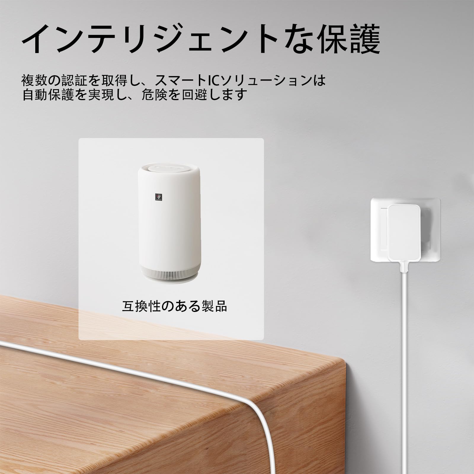 Amazon.co.jp: ACアダプター対応シャープ(SHARP)FU-SC01-W・FU-RC01-w