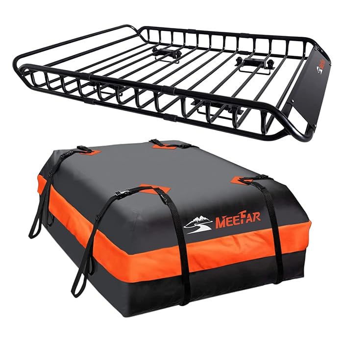Buy MeeFar Roof Rack Carrier Basket Universal Rooftop Cargo Carrier, 61" x 36" x 5",Waterproof
