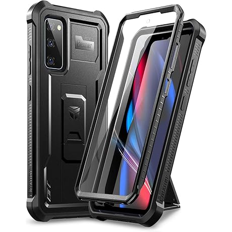 Samsung Galaxy S20 FE 5G Case, [Built in Screen Protector and Kickstand]...