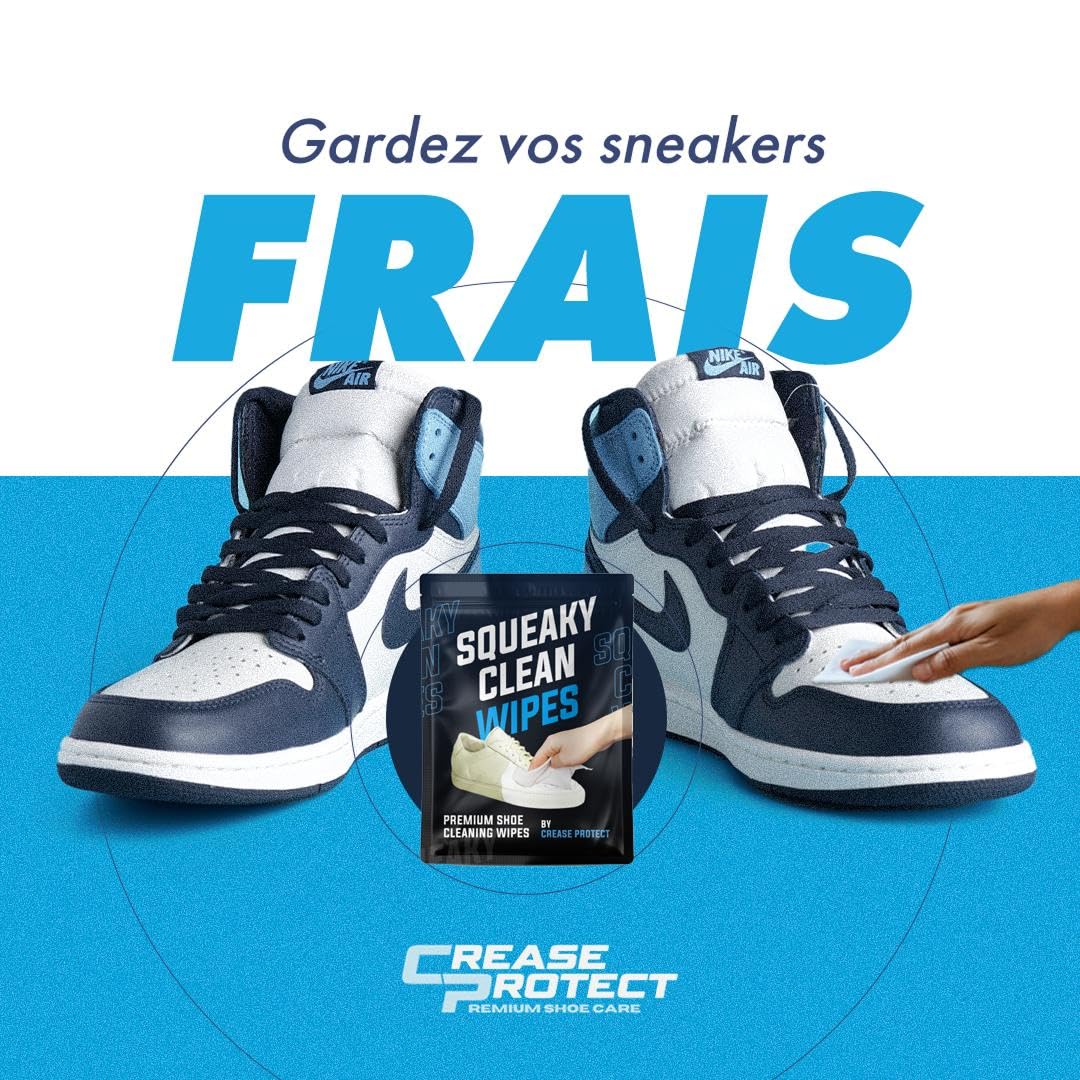 Lingettes nettoyantes chaussures – Lingettes de nettoyage multifonctions pour toutes chaussures | Qualité supérieure | Gardez vos chaussures comme neuves | Emballées (Lot de 12 lingettes)