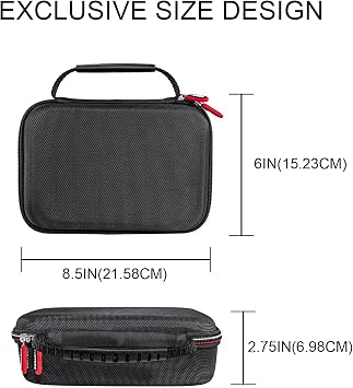 Hard EVA Storage Case for Sony ZV-1 / ZV-1F / ZV-1 II Digital Camera. Fits Vlogger Accessory Kit Tripod and Microphone