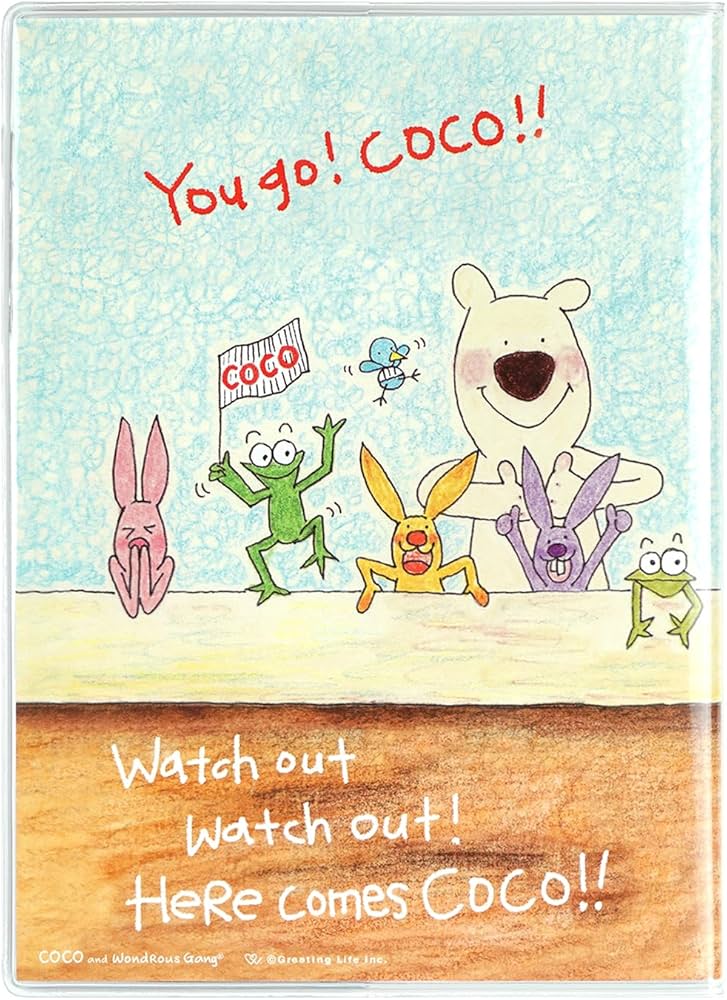 Amazon.co.jp: グリーティングライフ ココちゃん 手帳 2025年 A6