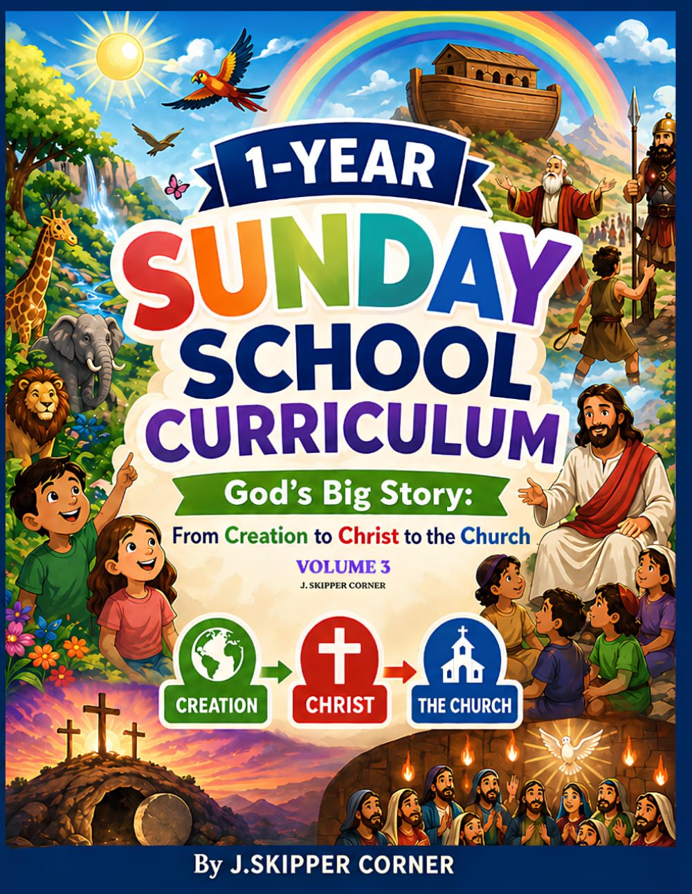 13-Week Sunday School Curriculum Volume 3: Kings & Prophets: (Complete Bible Lessons, Activities, Worksheets & Teacher’s Guide for Children Ages 4–12) (Faith Builders Kids Ministry Curriculum Series)