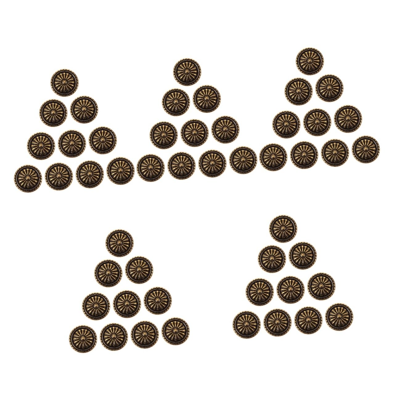 SHINEOFI 5 Set Fibbia Per Abbigliamento in Stile Retrò Abbigliamento Vintage Bottoni Per Cappotto Bottoni Per o Bottone Per Pantaloni Cucire Per Lega 10 Pezzi*5