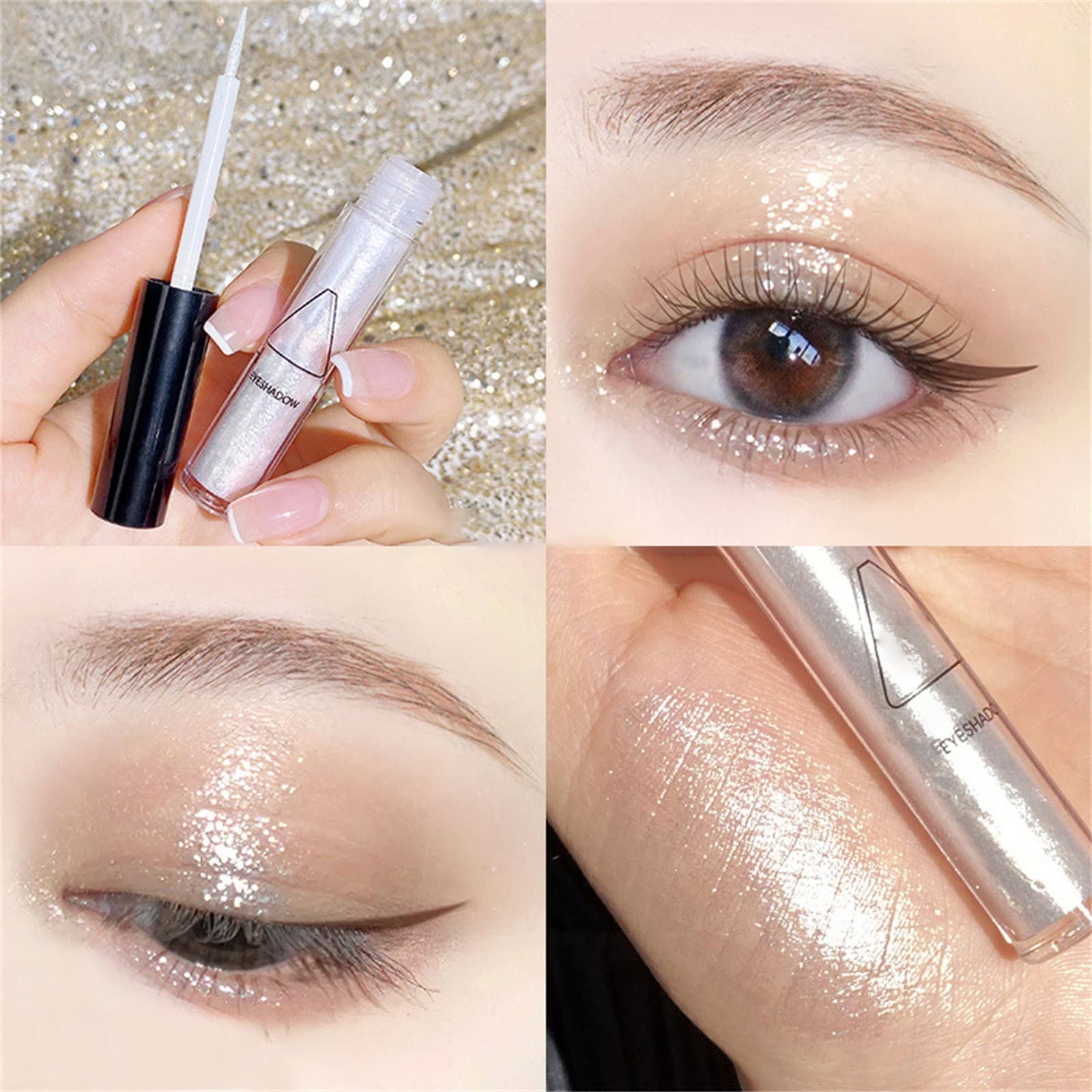 Amazon.co.jp: リキッドアイシャドウ グリーター 長持ち 液体アイ