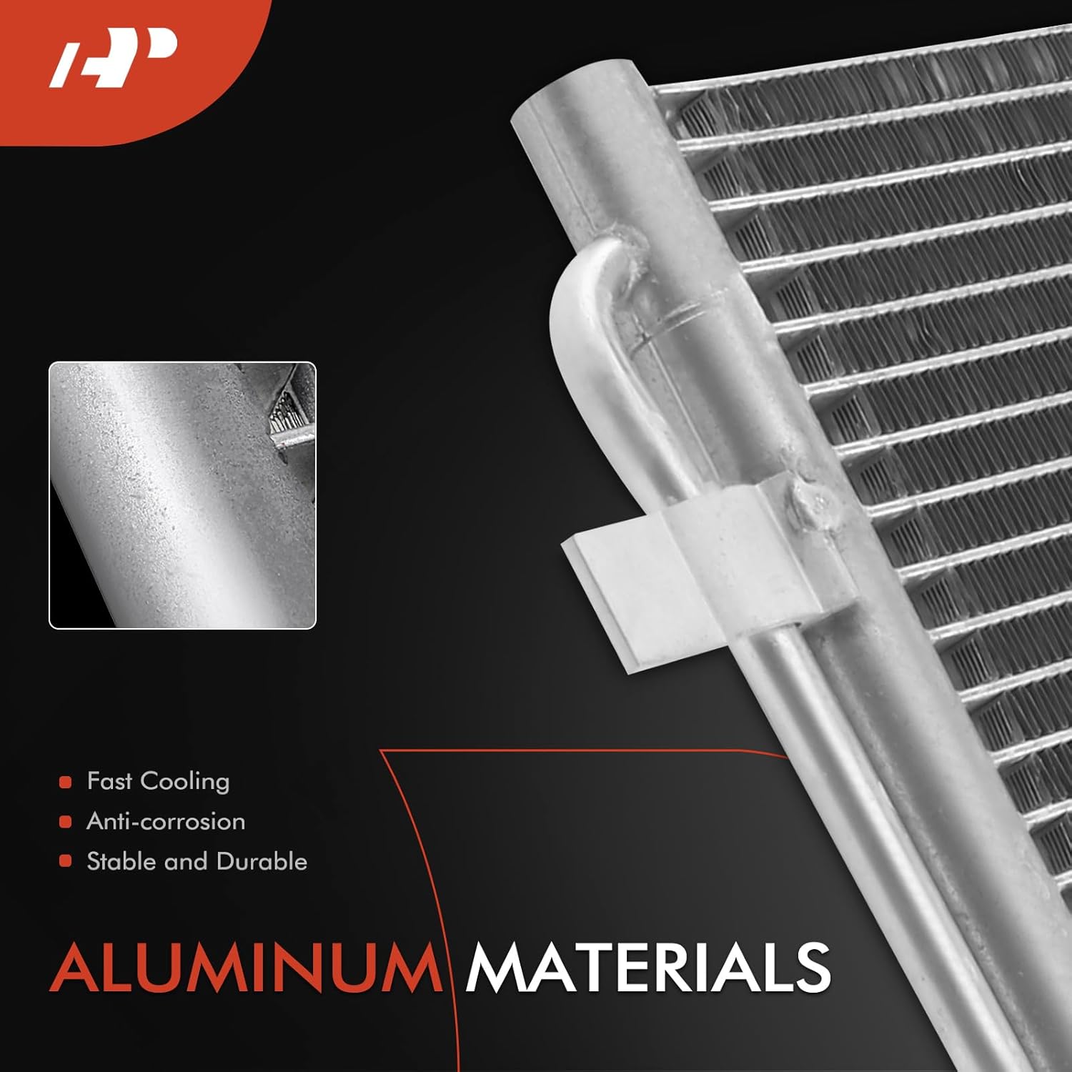 A-Premium Air Conditioning A/C Condenser Compatible with Ford Escape 2013-2016 L4 2.0L, Replace# CV6Z19712H