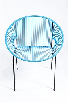 HomeStock Art Deco Dreams Chair Cyan