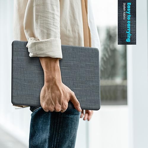 Miniatura 17 de DTangLsm Funda rígida resistente para M4 MacBook Air de 15 pulgadas 2025 2024 2023 M4 M3 M2 A3241 A3114 A2941, resistente carcasa rígida resistente