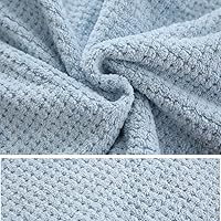 Vista 53 de Pack de 2 toallas para cabeza M-bestl, toalla para secar la cabeza con botones, toalla para el pelo de microfibra