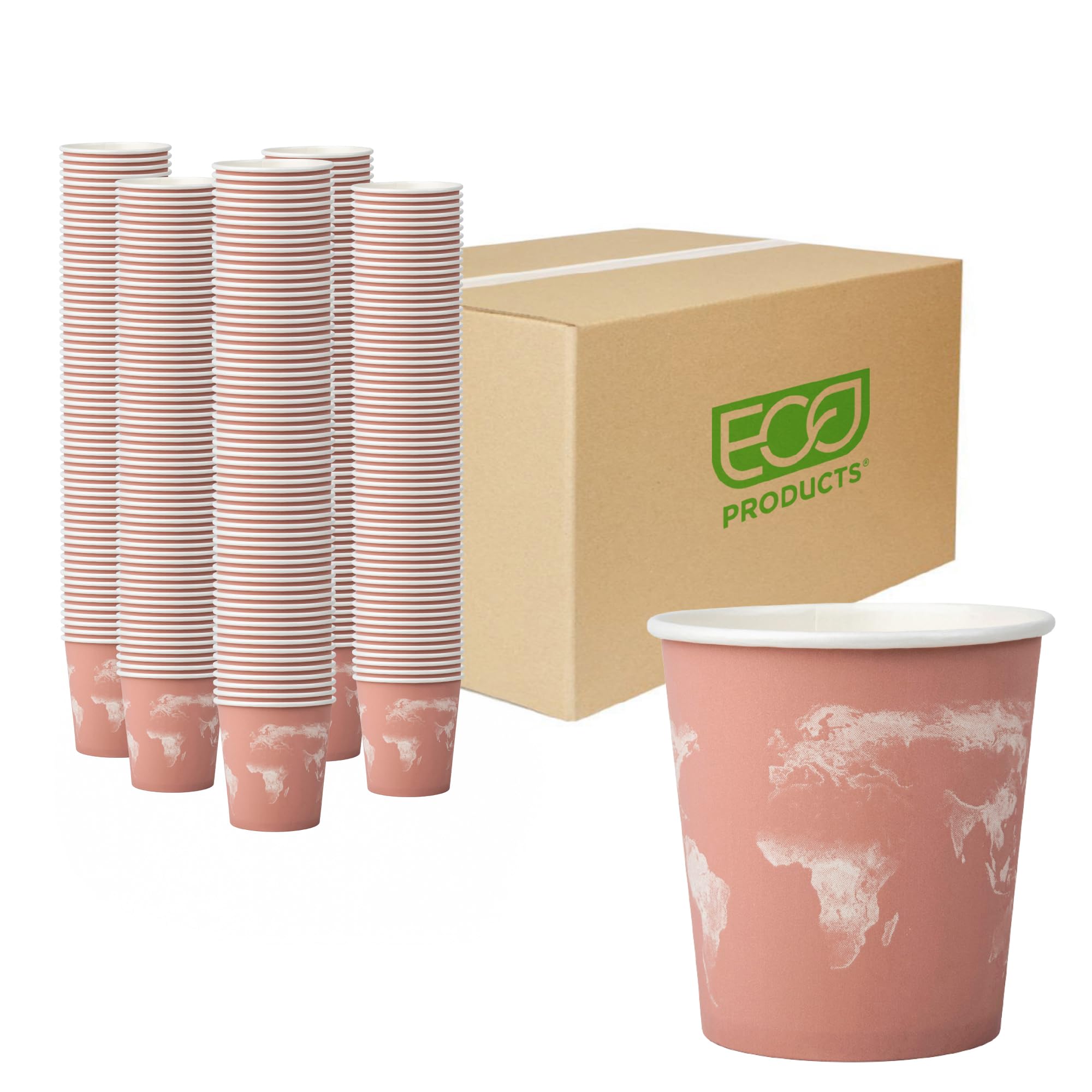 Amazon.com: ECO PRODUCTS Compostable Disposable World Art 10oz