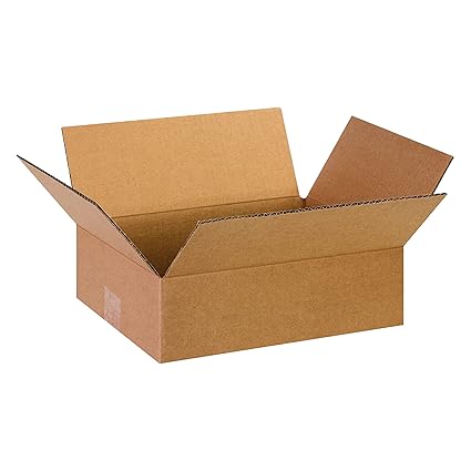 Partners Brand P13104 Corrugated Boxes, 13 x 10 x 4, Kraft (Pack of 25)