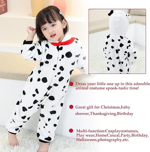 Miniatura 83 de TONWHAR Disfraz unisex de Halloween de animales para bebé y niño pequeño para otoño e invierno