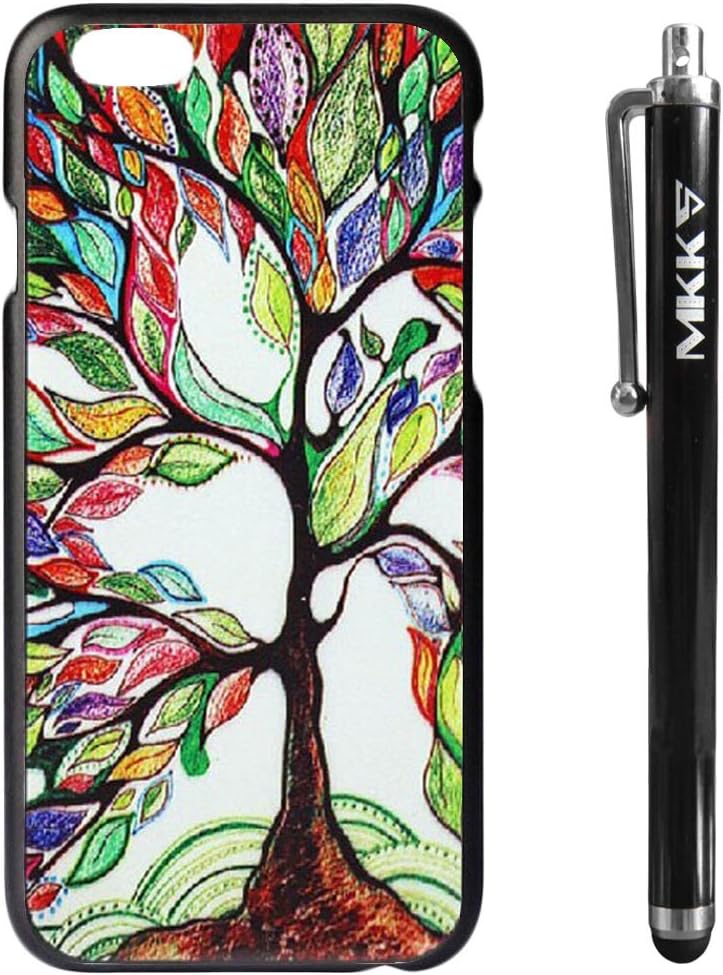 iphone 6 case,MKKS Love Tree Pattern Hard Plastic Shell Case Cover for iphone 6 4.7" (not fit for iphone 6 plus) with a MKKS Stylus Pen As a Gift