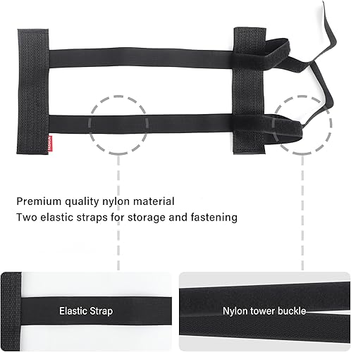 Miniatura 3 de Organizador de maletero elástico de nailon, bolsillo de red autoadhesivo para auto como organizador y almacenamiento de automóvil, red