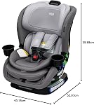 Britax Poplar Siège d'auto convertible, design 2-en-1 avec technologie ClickTight®, Glacier Graphite