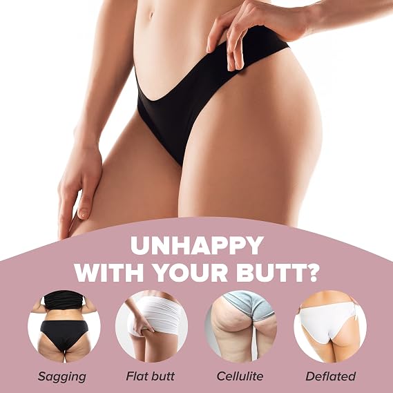 IsoSensuals Curve Butt Enhancement Pills - Bum Bum Booty Pills for Bigger Butt. 60 Easy to Swallow Capsules