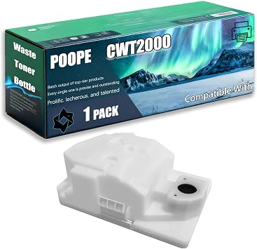 CWT2000 Waste Toner Bottle Compatible for Pantum CP2200DW CM2200FDW Printers, Replacement 1 Pack Black