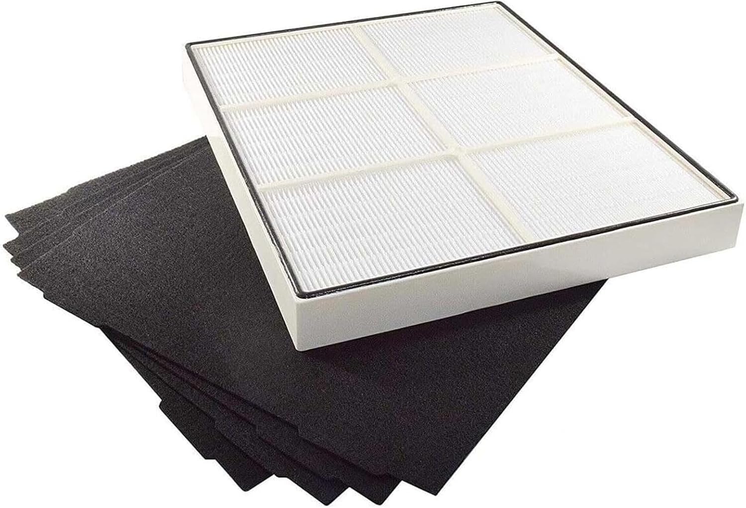 AP510 & AP450 Replacement Filters - Compatible with Whirlpool Whispure 8171434K 1183054K 1183054 AP300 AP350 AP450 AP510 Air Purifier, 1 HEPA filter + 4 carbon filters