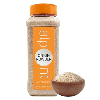 ALPONT GOURMET Onion Powder 16oz 453g, All Natural, Non-GMO, Packed To Keep It Fresh, Premium Quality