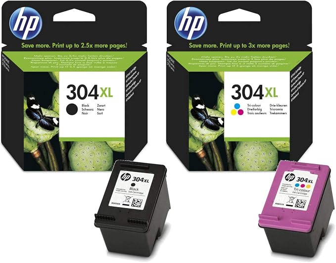 HP 304XL Zwart en 304XL Kleur Multipack : Amazon.nl: Elektronica