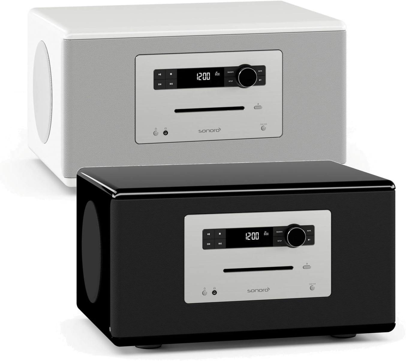 Sonoro Elite Internetradio Mit CD-Player - DAB+, Bluetooth, WLAN Silber