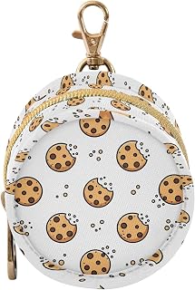 White Brownie Pacifier Holder Case Newborn Pacifier Storage Pouch for Boys Girls Easy Attach to Diaper Bag Portable Baby Essentials Container