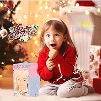 Vista 15 de Mannequin Head with 70% Human Hair, 26" Light Brown Real Human Hair Training Head, Manikin Cosmetology Head with Clamp Holder & Tools, Practice Doll