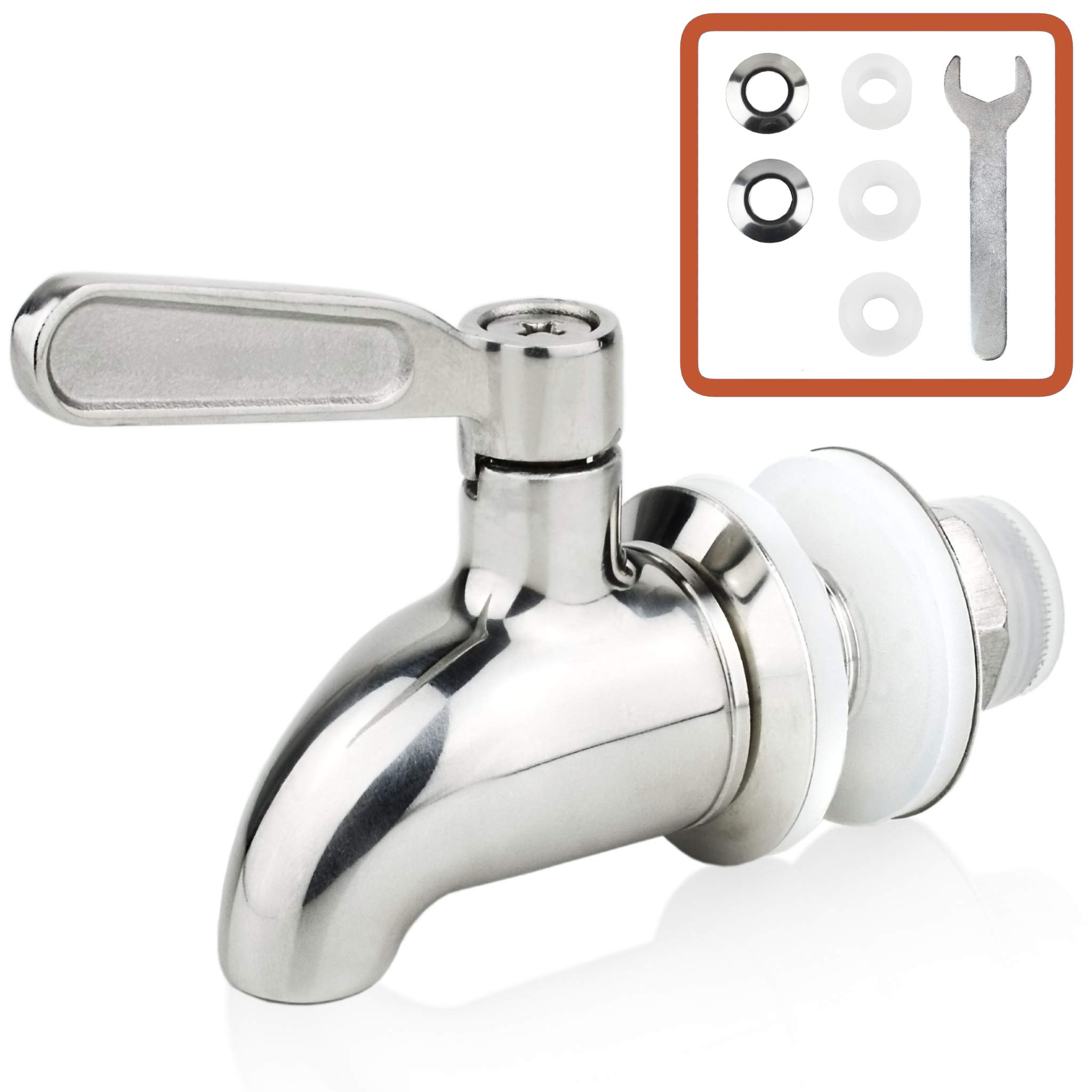 Buy Stainless Steel Spigot for Beverage Dispenser Faucet Water