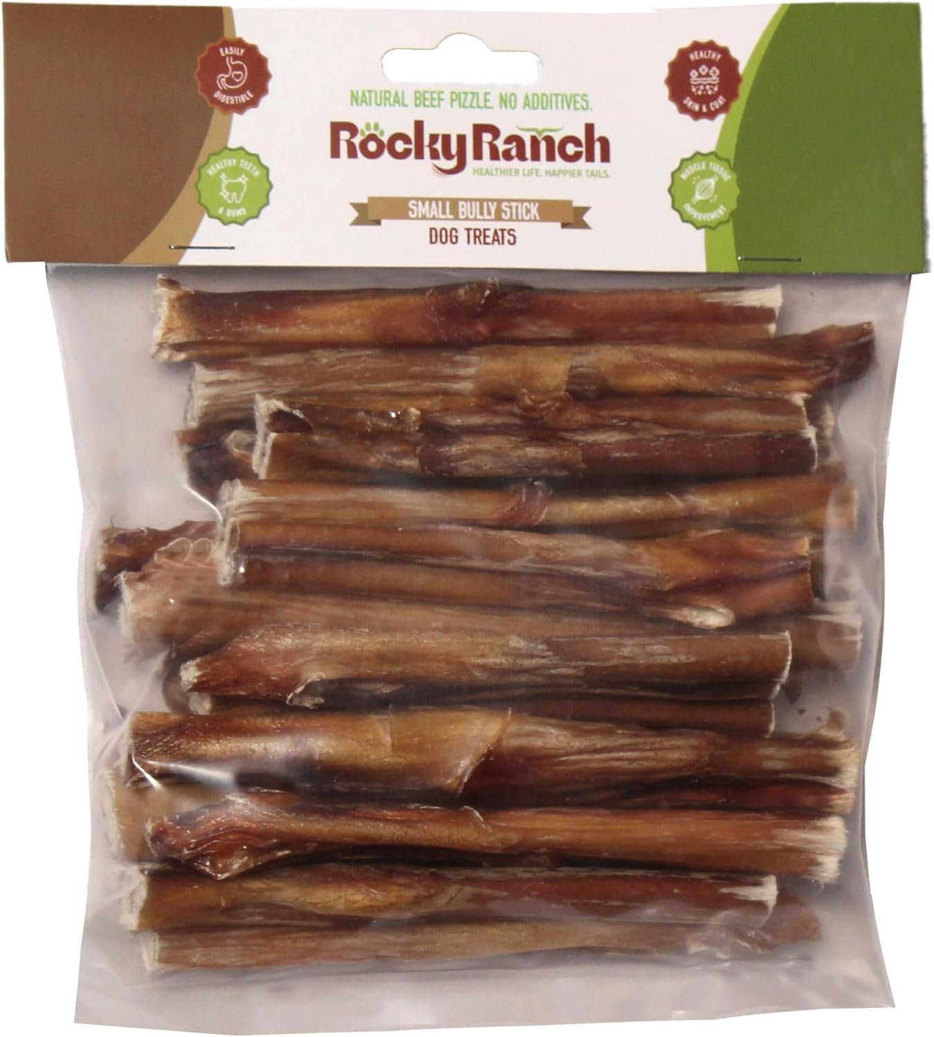 Rocky Ranch, Medium Chewer Bundle Pack, Beef Flavor, 15.92 oz, Adult Dog, Natural Chew Treats, Dental Care, High Protein. No additives