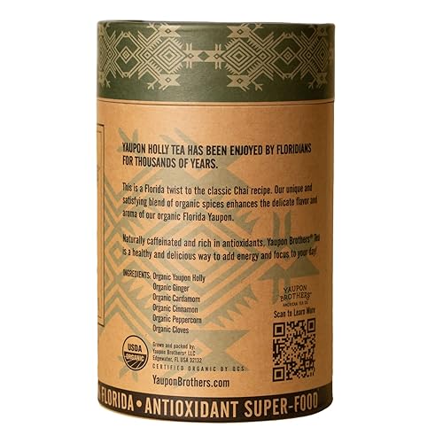 Miniatura 2 de Florida Chai Yaupon Tea - Yaupon Brothers hecho en la naturaleza con cafeína natural rico en antioxidantes superalimento cultivado en Florida - 16