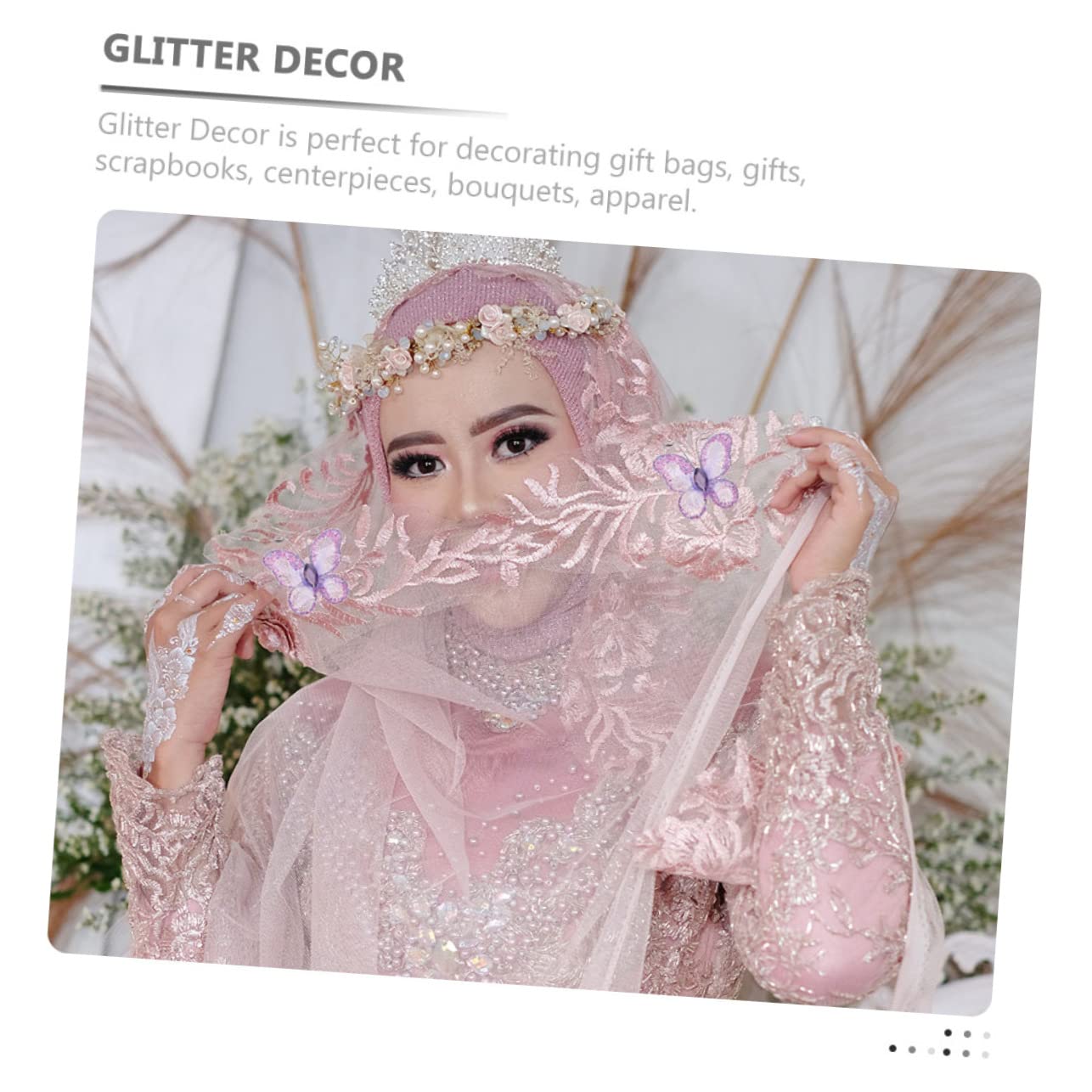 STOBAZA 300stücke Teiliges Schmetterlings-dekorationen Aus Verspielte Wanddekoration Für Hochzeiten Partys Und Bastelprojekte Glitzernde Applikationen Für Kreative Ideen