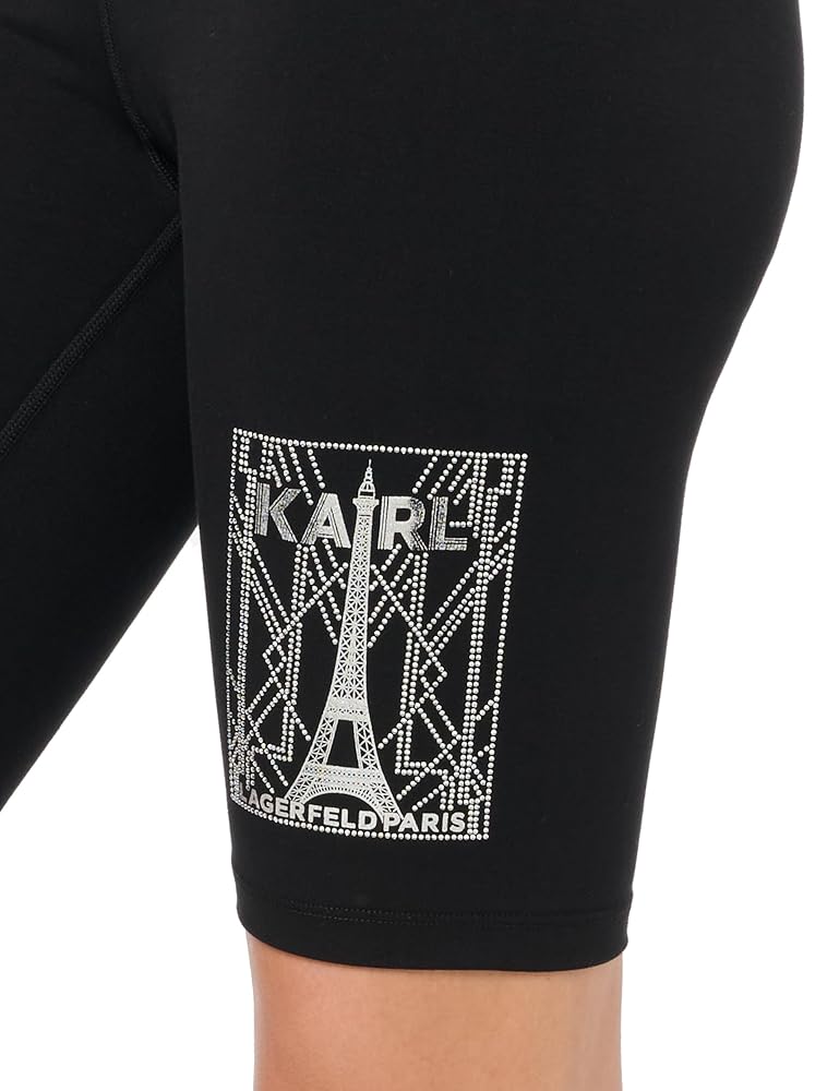 Karl Lagerfeld Paris Women's Sport Athleisure,Black,X-Small