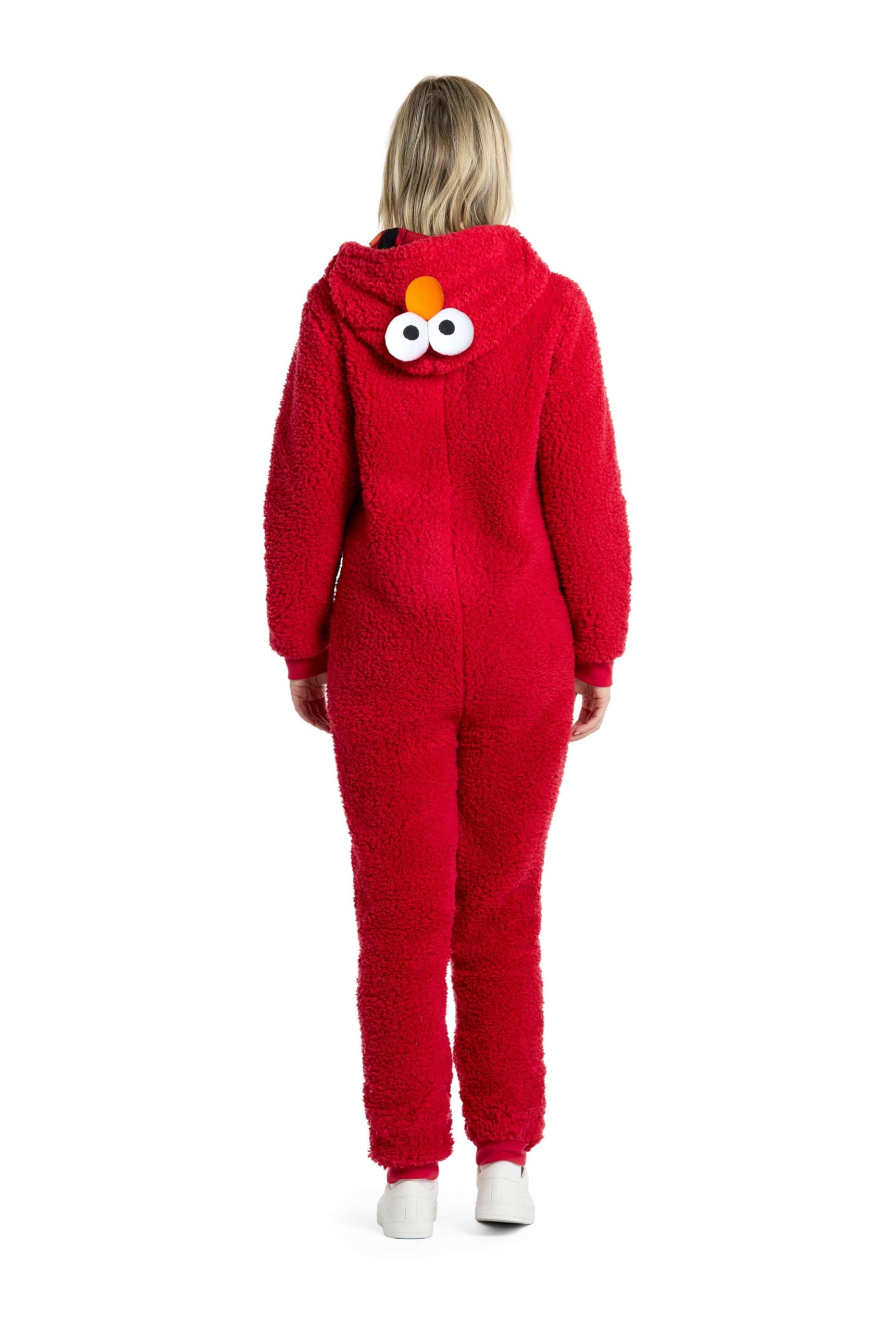 OppoSuits Einteiler für Erwachsene, Unisex – Sesamstraße, einteiliger Pyjama – lockere Passform – inklusive Taschen