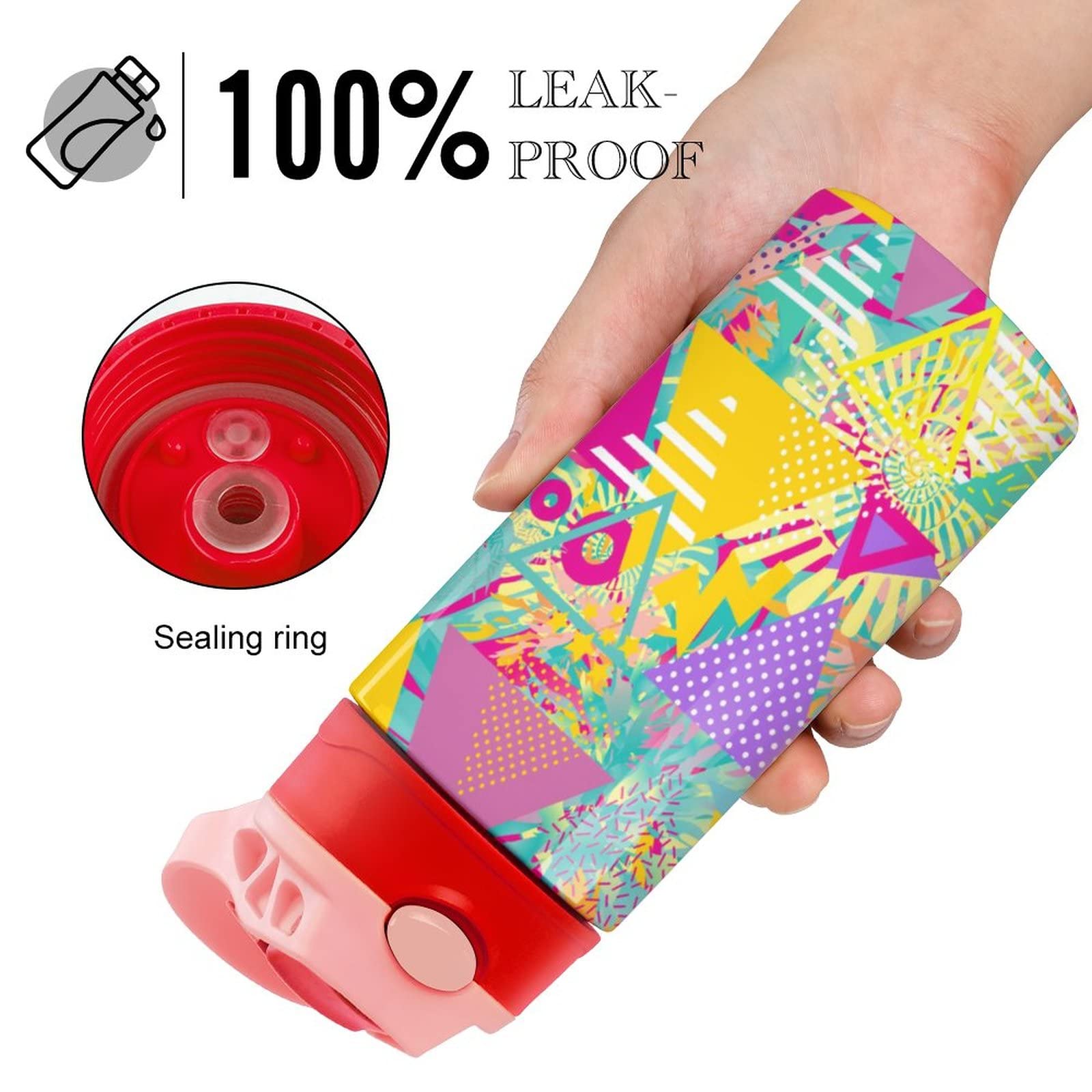 レトロ 水筒 可愛い Amazon | レトロな 80 年代のメンフィス ウォーターボトル