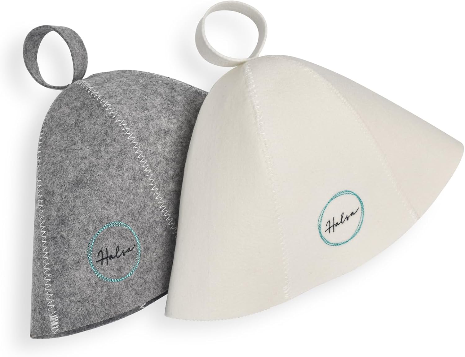 Halsa Sauna Hat 2 Pack - Felt Sauna Hats for Men & Women - Heat Protection for Sauna, Banya, Steam Room - Soft, Durable, Comfortable - Ideal for Hot Room Therapy & Sweat Sessions Multi Color - Image 8