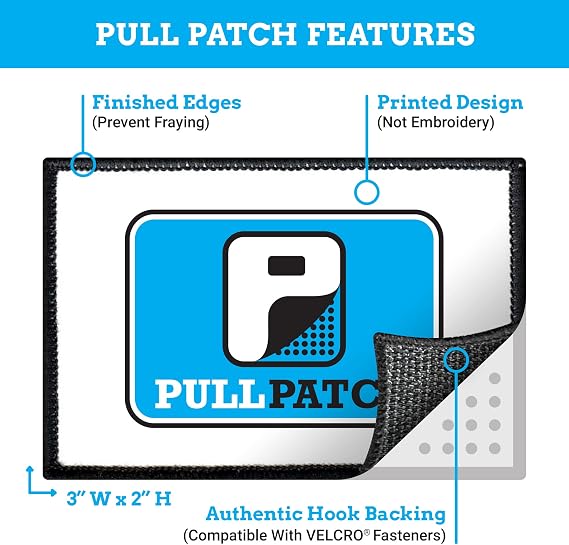 Master Builder Hook & Loop Patch - 2x3 in - Pull Patch