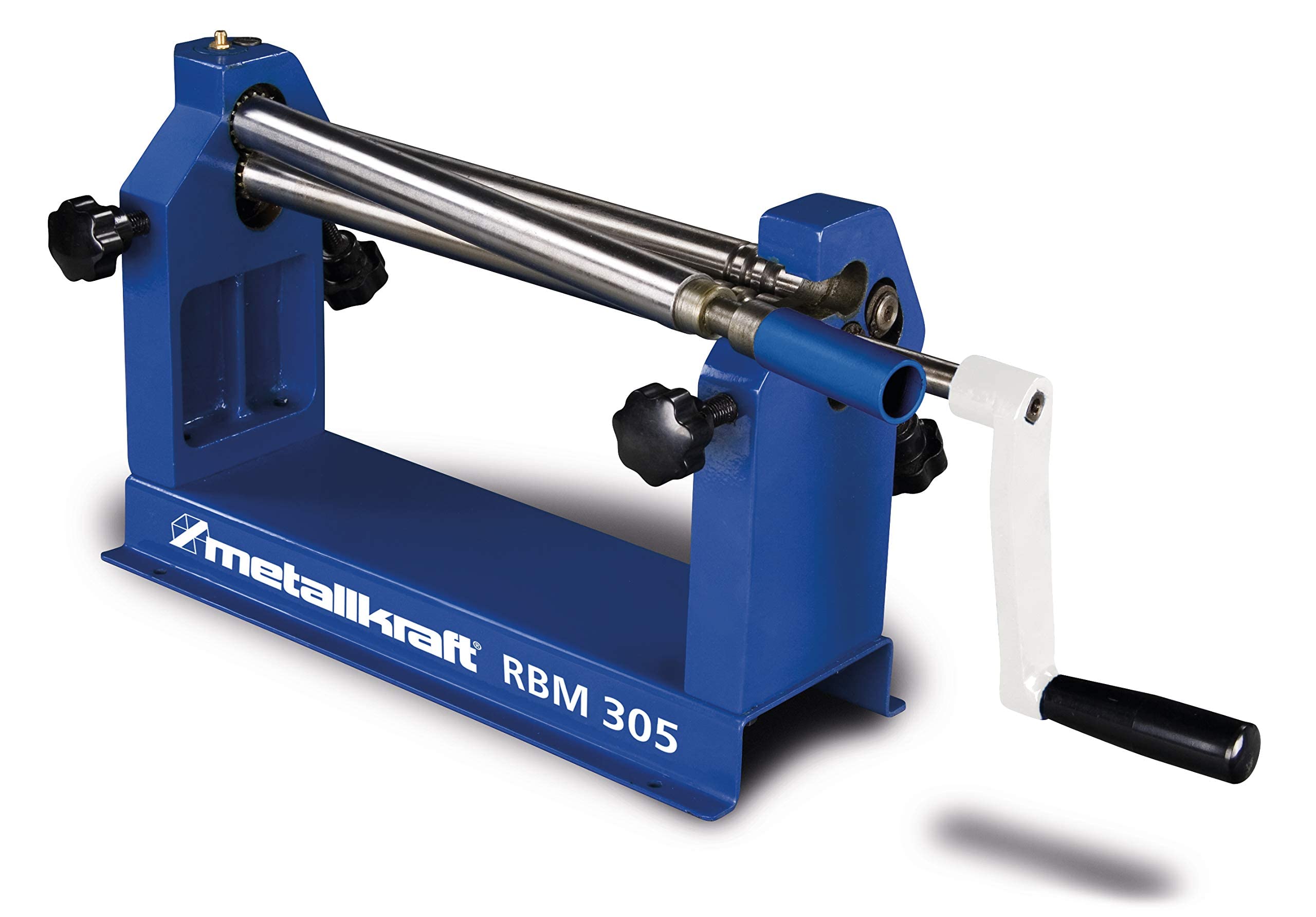 Metallkraft Manuelle Rundbiegemaschine RBM 305 (Biegemaschine mit 3 Walzen, solide Bauweise, Antrieb manuell) 3780112