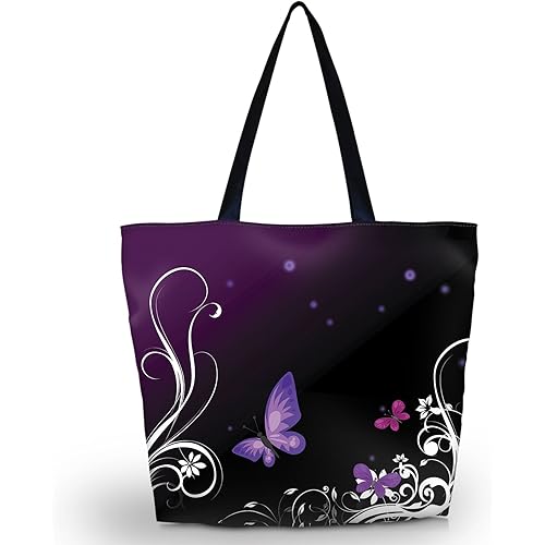 Beach Tote Bags Travel Totes Bag Shopping Zippered Tote for Women Foldable Waterproof Overnight Handbag