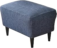 Vista 11 de KRFOONN Fundas otomanas elásticas rectangulares para reposapiés, cubiertas para taburete con estampado, funda otomana para taburete de pie