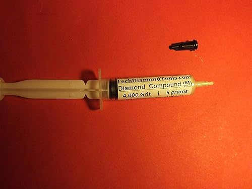 Miniatura 90 de TechDiamondTools - Pasta de pulido compuesto de diamante, grano de 5,000, 2-3 micrones para mármol, vidrio, metal, joyería, resina, plata, cromo