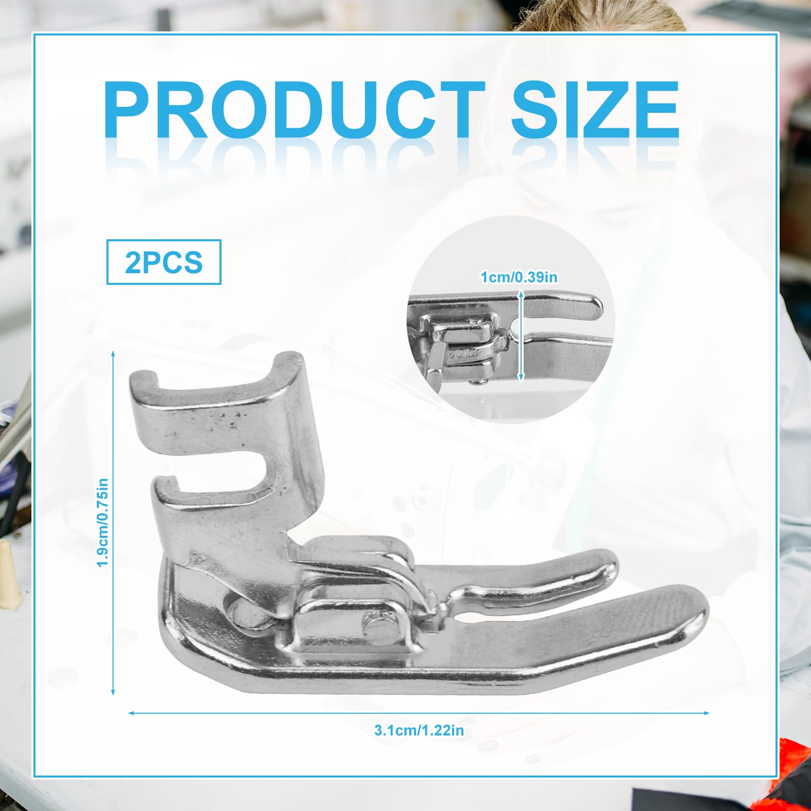 Pied-de-biche à rouleau R212 pour Machine à coudre