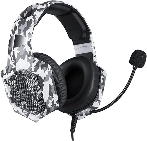 Miniatura 4 de Auriculares para juegos con micrófono, auriculares para juegos para PS4, PS5, Xbox One, PC con luces LED, auriculares Playstation con reducción de