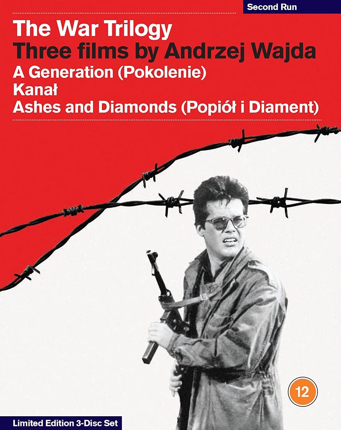 The War Trilogy - Three films by Andrzej Wajda (Blu-ray) **NEW**