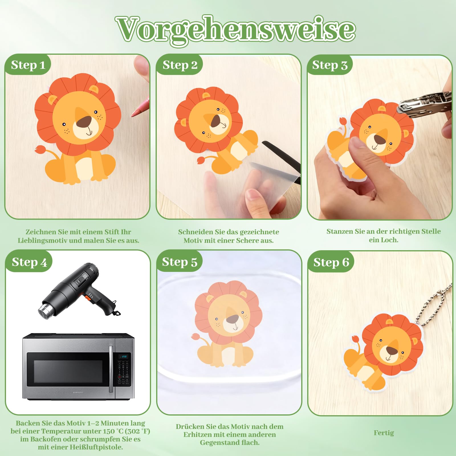 QKJEM Folia termokurczliwa 25 sztuk, matowa, przezroczysta, folia termokurczliwa A4, shrinky dink paper Shrink Plastic, odpowiednia dla dzieci, uczniów, prac ręcznych DIY, plakietek, zawieszek do