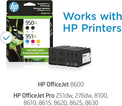 Miniatura 2 de HP 951XL/950XL CMYK Ink Crtg 5-Pack