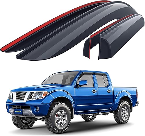 Miniatura 10 de Goodyear GY003125LP - Deflectores de ventana lateral inastillables para Toyota Camry 2018-2022, protectores de lluvia con cinta, viseras de ventana