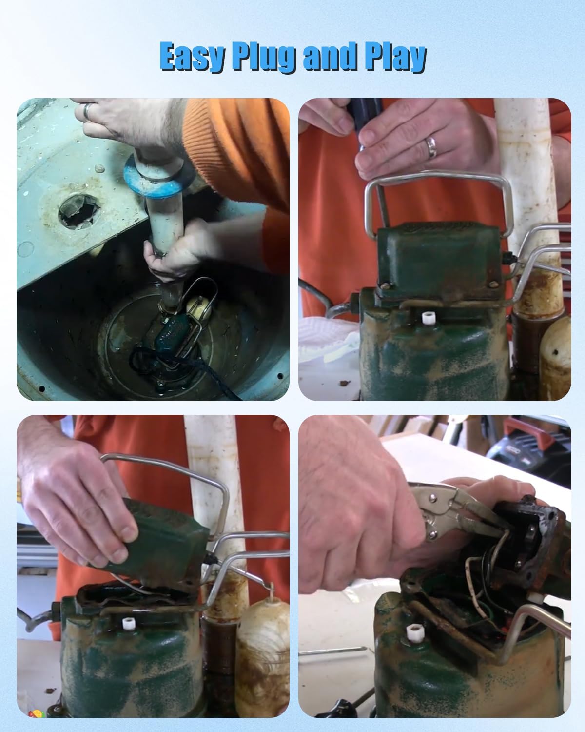004892 Effluent Pump Switch with Mechanical Switch Assembly and Gasket Fit for Zoeller 50 90 3 55 57 59 97 98 series models
