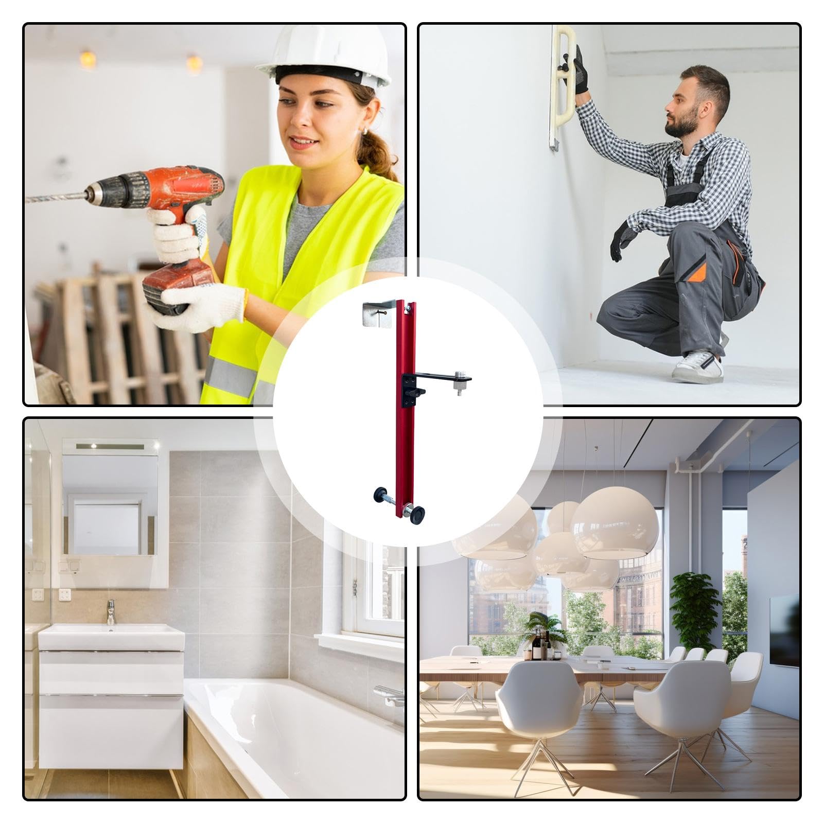 Supporto Parete Per Livelle - Regolabile In Alluminio Per Livellamento Preciso - Foto 11