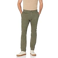 Amazon Essentials Pantaloni Chino Elasticizzati Casual vestibilità Sportiva (Disponibili)