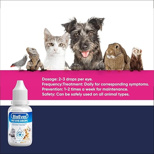 Miniatura 5 de VVAPEE BioEyes - Gotas para ojos para mascotas, 1 onza líquida, limpiador de ojos suave e hipoalergénico para perros, gatos, caballos y pájaros